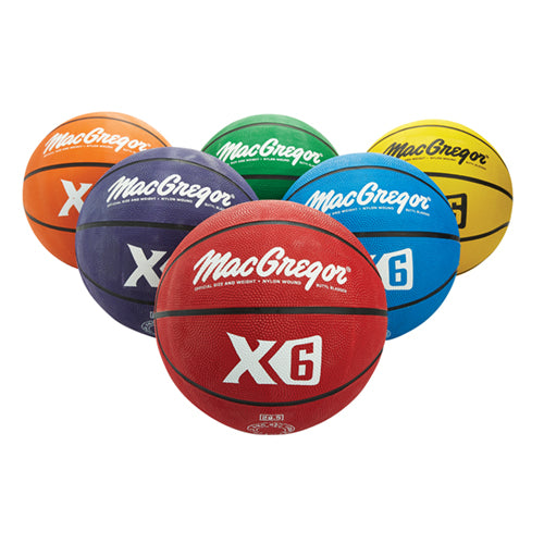 MacGregor®Official Basketball - Color My Class (Set of 6)