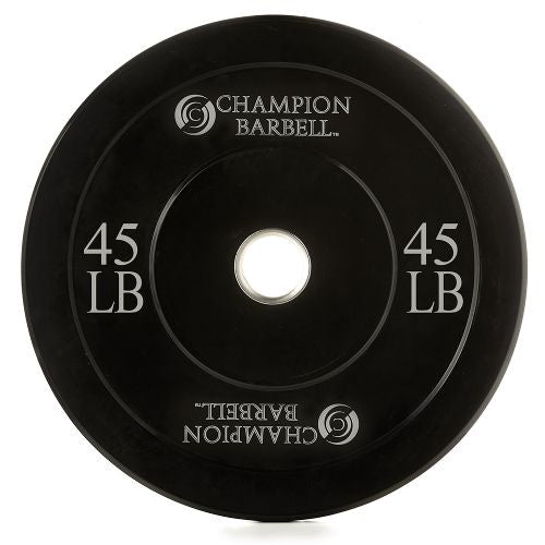Olympic Rubber Plate Black 45lb
