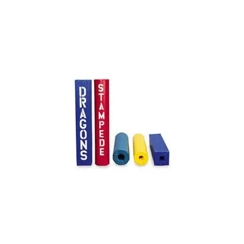 Custom Lettering for Goal Post Pads