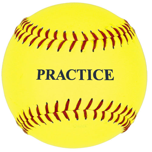 MacGregor 11 in. Yellow Practice Softballs (Dozen)