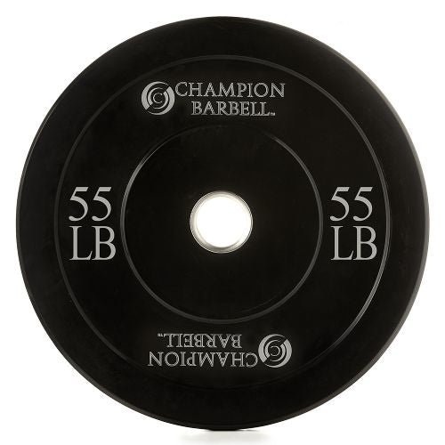 Olympic Rubber Plate Black 55lb