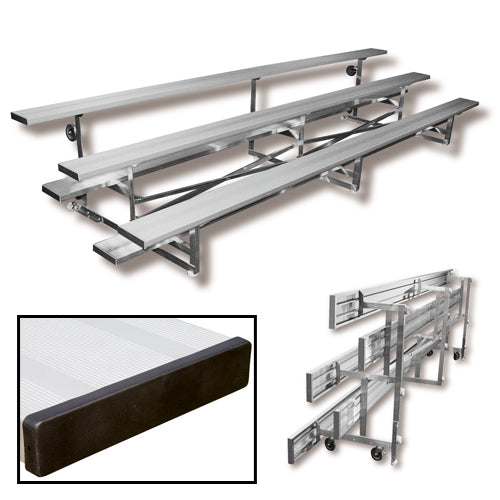4 Row 21' Tip n' Roll Bleachers (colored)