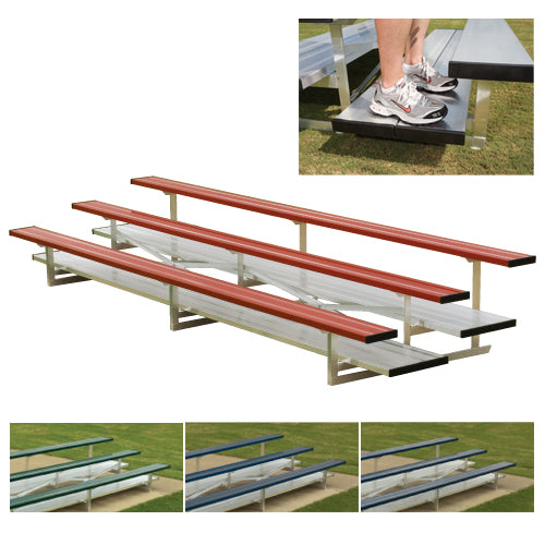 5 Row 15' Powder Coated Pref. Bleachers