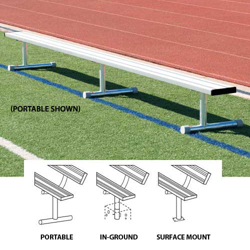 15' Surface-Mount Bench w/o Back