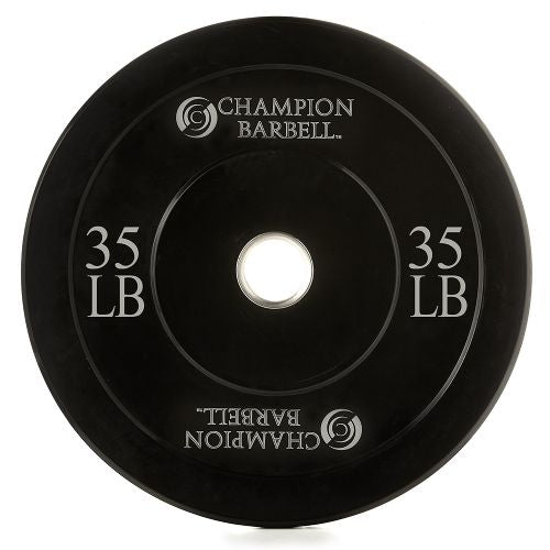 Olympic Rubber Plate Black 35lb
