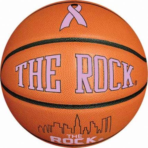The Rock&#174; Pink Ribbon Game Ball (28.5")