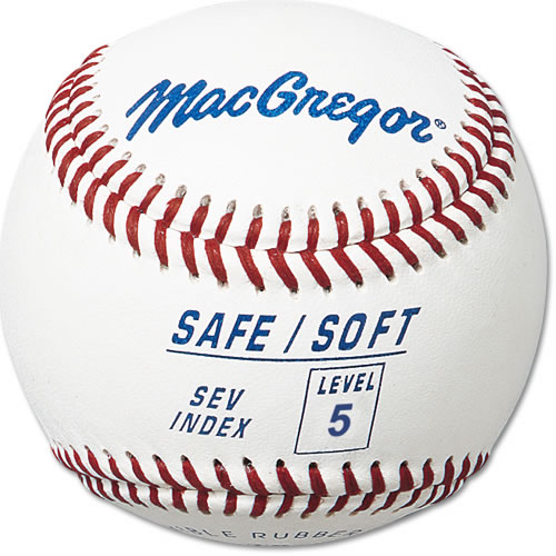 MacGregor Safe/Soft Baseballs - Level 5 (Dozen)