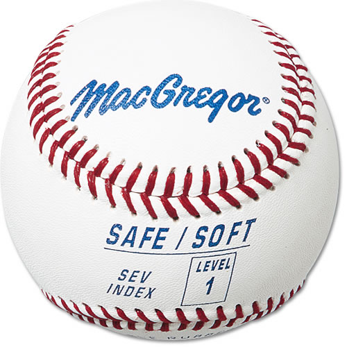 MacGrego Safe/Soft Baseballs - Level 1 (Dozen)