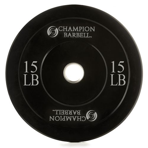 Olympic Rubber Plate Black 15lb